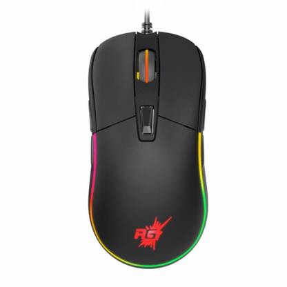 Redgear 4 Side Buttons, RGB and dpi Upto 12000 Wired Ambidextrous Optical  Gaming Mouse