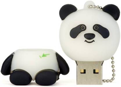 Tobo Panda USB Flash Drive Pen Drive U Disk Flash Card Memory stick 16 Pen Drive Compatible with Desktop Computer, Laptop, Television USB 2.0 Rubber Case