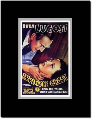 Invisible Ghost Framed Movie Poster Fine Art Print