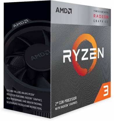 AMD RyzenTM 3 3200G with RadeonTM Vega 8 Graphics 4 GHz AM4 Socket 8 Cores Desktop Processor