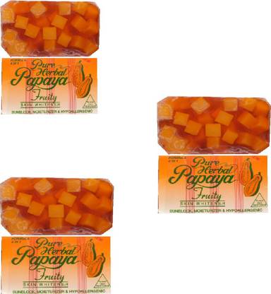 Pure Herbal Papaya Young Looking Skin Made In Philippines (Pack Of 3) (135X3)