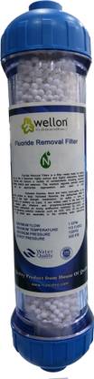 Wellon Fluoride Removal Filter for Remove Fluoride and Convert Tap Water Solid Filter Cartridge