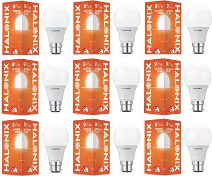 HALONIX 9 W Basic Round B22 LED Bulb