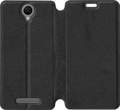 SBMS Flip Cover for Coolpad Mega 5C Flip Cover (Black)