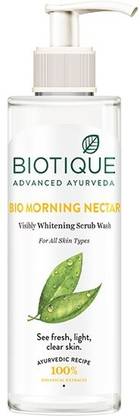 BIOTIQUE bio morning nectar scrub wash Face Wash