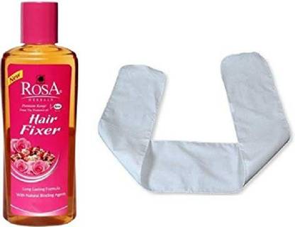 ROSA Herbal Hair Fixer Hair Gel With White Beard Thata 500ML (Combo Pack) Hair Gel