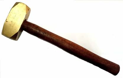 Lovely Brass Hammer with Wooden Handle - Size 1 KG Speciality Hammer
