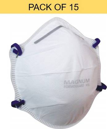 Magnum N-95 FFP-2 Non-Woven (Pack of 15) Occupational Safety/Anti-Pollution