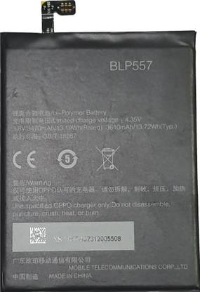 LIFON Mobile Battery For  Oppo N1/N1T/N1W -BLP557
