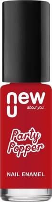 NewU Party Popper Nail Enamel Red 93 7 ml Red