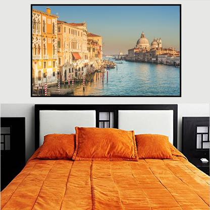 Grand Canal Amazing View HD Wallpaper No Framed 2ft X 4ft Canvas Art