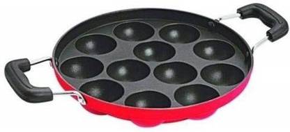 spyker Proper Non Stick Grill Design 12 Cavity Appam Patra/Appam Maker With Lid, Hammer Tone Coating Paniyarakkal with Lid (Aluminium, Non-stick) Paniarakkal Pan 25 cm diameter with Lid (Aluminium, Non-stick) Paniarakkal with Lid 1 L capacity 25 cm diameter