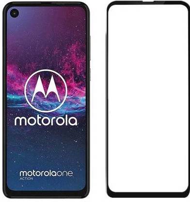 NKCASE Edge To Edge Tempered Glass for Motorola One Action