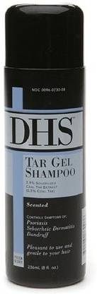 DHS Tar Gel Shampoo Scented 8 Oz (Pack Of 2)