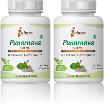 inlazer Purnava for kidney care 100% Natural 120 Capsule 500mg