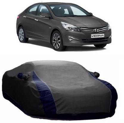 MSR STORE Car Cover For Hyundai Fluidic Verna 4S (With Mirror Pockets)