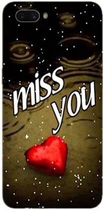 METOO Back Cover for Oppo Realme C2/ Realme C2, Miss You ,Miss U Design Printed Back Cover Print : 125