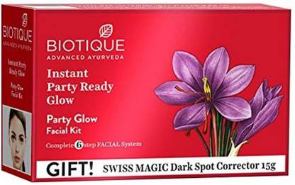 BIOTIQUE PARTY GLOW FACIAL KIT
