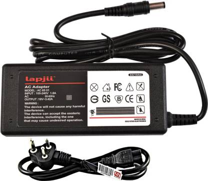 LAPJII Charger for ASSUSS Laptops of 19.0v,3.42a,Pin-5.5x2.5,Watts 65 W Adapter