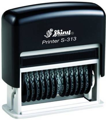 SHINY 14 DIGIT AUTO SELF NOMBRING STAMP SELF INKING