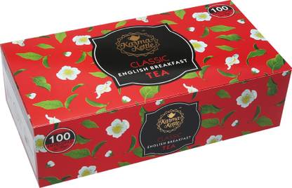Karma Kettle English Breakfast Tea Assorted Black Tea Bags Box