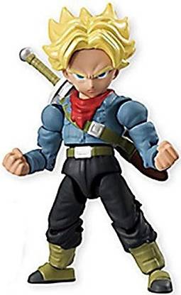 Dragonball Dragon Ball Super 66 Action Dash Super Saiyan Trunks Character Mini Action Toy Figure Approx. 66Mm 2.6In