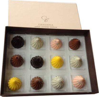 Chocopia Chocolate modak (12 pieces , 144 gms) Crackles, Brittles