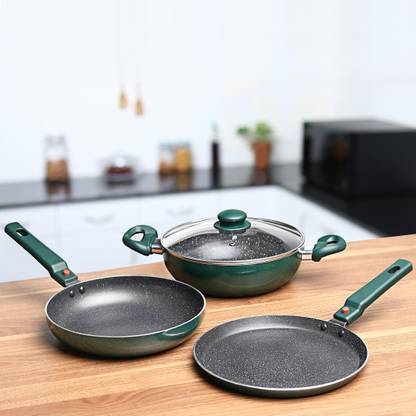 Prestige Festival Pack Induction Bottom Non-Stick Coated Cookware Set