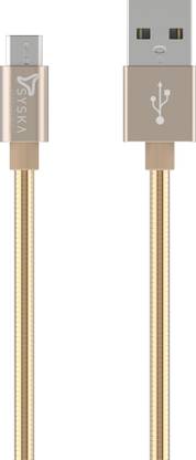 Syska Micro USB Cable 2.4 A 1.5 m CCMA40-RG