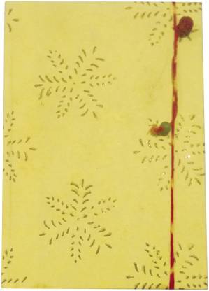 Macro yellow-1 A5 Diary unruled 100 Pages