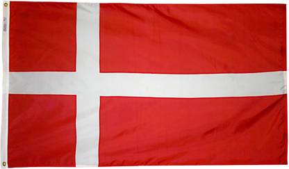 Annin Flagmakers Denmark Rectangle Outdoor Flag