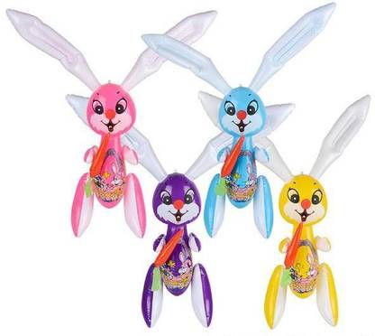 DollarItemDirect 48" RABBIT INFLATE Case of 144 Inflatable Hoppers & Bouncer