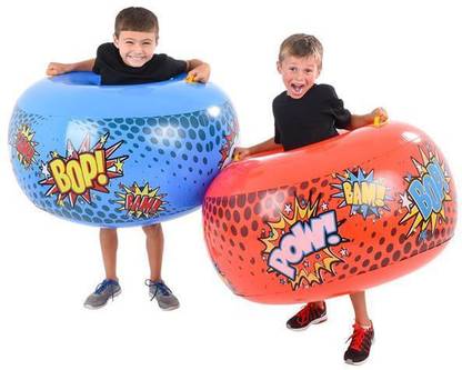 DollarItemDirect INFLATABLE BODY-BUMPER SET Case of 2 Inflatable Hoppers & Bouncer