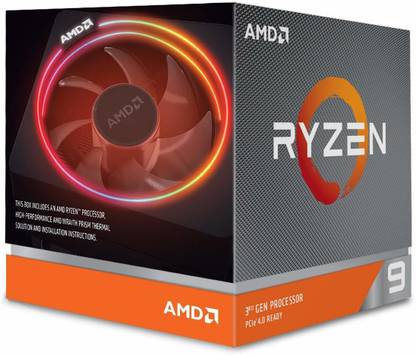 AMD Ryzen 9 3900X 12-core, 24-Thread Unlocked Desktop Processor 4.6 GHz AM4 Socket 10 Cores 24 Threads Desktop Processor
