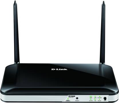 D-Link DWR-921 4G Router 2.4 GHz 300 Mbps Wifi Speed Single Band External Antenna Ethernet (Cable Broadband)