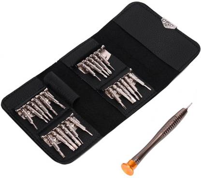 HARHIM Professional Non-Magnetic 25 in 1 Mini Precision Screwdriver Tool Set for PC, Glasses, Mobile Phone, Laptop, Watch Precision Screwdriver Set