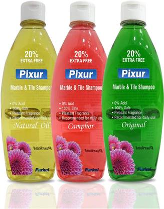 PIXUR MARBLE & TILE SHAMPOO PACK OF 3X600ML REGULAR