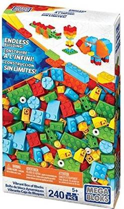 Mega Bloks Large Box of Blocks, Multi Color