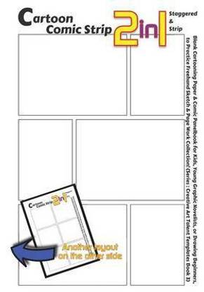 Cartoon Comic Strip 2-in-1. Staggered & Strip
