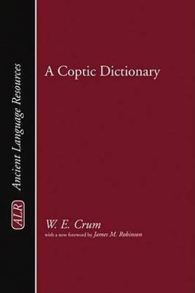 A Coptic Dictionary