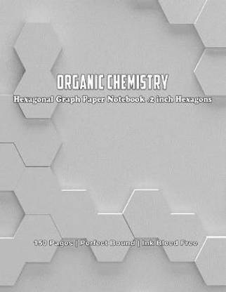 Organic Chemistry Hexagonal Graph Paper Notebook, .2 inch Hexagons, 150 pages