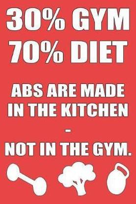 30% Gym 70% Diet ABS Are Made in the Kitchen - Not in the Gym