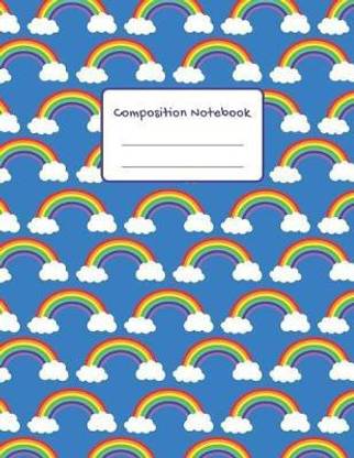 Rainbow School Composition Notebook Wide Ruled