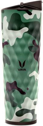 Vaya Drynk Camo Thermosteel Water bottle with Sipper lid - 600 ml Bottle