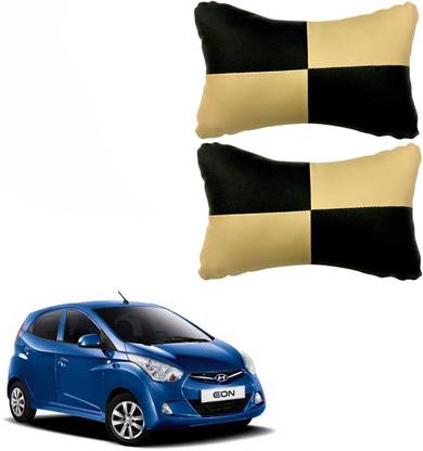 कंडिड काला, बेज लेदरेट Hyundai के लिए कार पिल्लो कुशन