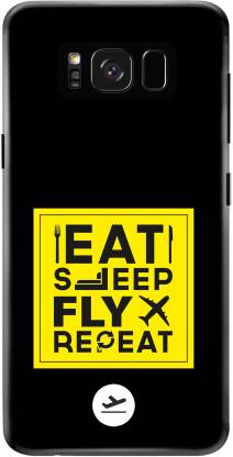 whats your kick Back Cover for Eat Sleep Fly Repeat For Samsung Galaxy S8