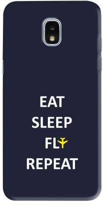 whats your kick Back Cover for Eat Sleep Fly Repeat For Samsung Galaxy J3 (2017)