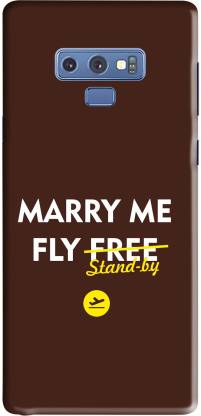 whats your kick Back Cover for Marry Me fly standby For Samsung Galaxy Note 9