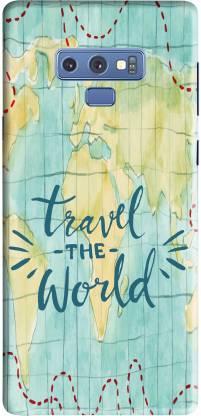 whats your kick Back Cover for Travel the World For Samsung Galaxy Note 9