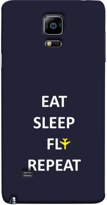 whats your kick Back Cover for Eat Sleep Fly Repeat For Samsung Galaxy Note Edge